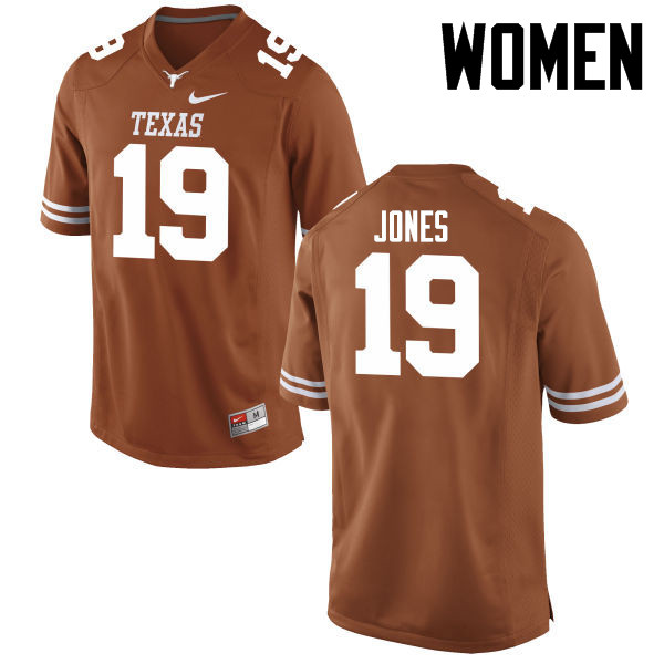 Women #19 Brandon Jones Texas Longhorns College Football Jerseys-Tex Orange